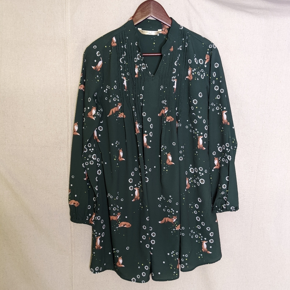 Eshakti Wayward Fancies Women's Foxes and Flowers Dress